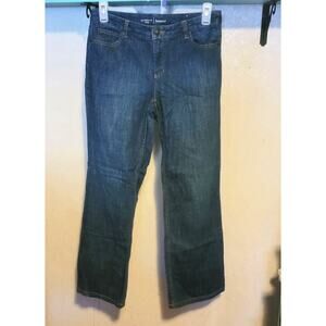 Liz Claiborne Women's Jeans Bootcut Dark Wash Size 10 Mid Rise